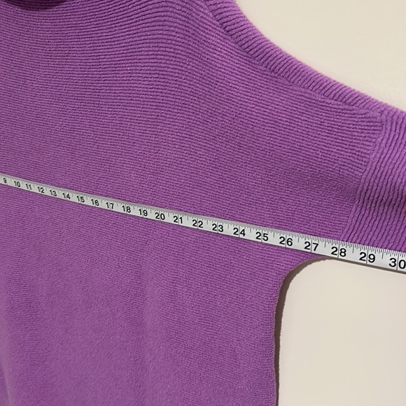 Free People Ottoman Slouchy Sweater Tunic Glowing Grape Size S - Picture 8 of 9